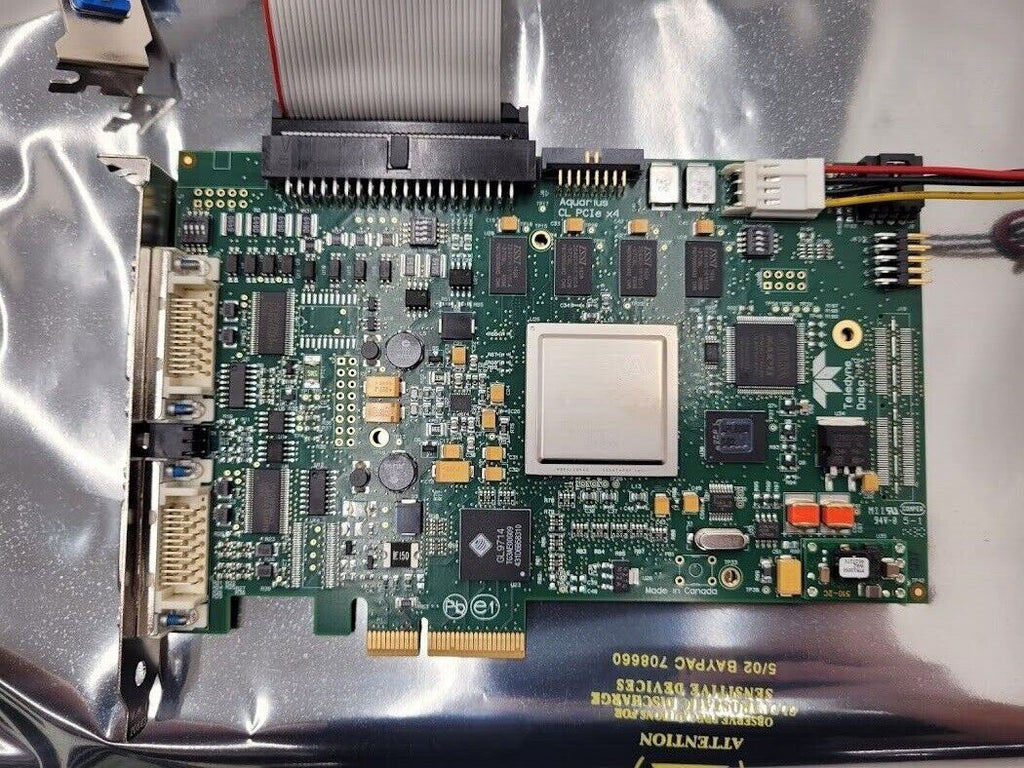 Teledyne DALSA Aquarlus CL PCIe x4 Frame Grabber OR-X4C0-XPD00 Tested, low hours