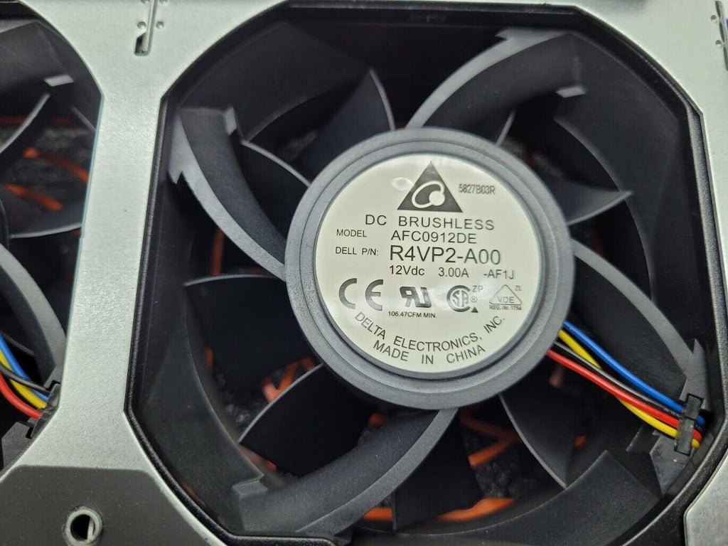 Dell PowerEdge T630 Server GPU Fan Kit 56F1P 056F1P, Working Pull, Tested, Clean