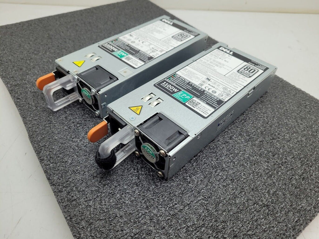 Lot of 2 Dell 1100w 80 Plus Platinum EPP D1100E-S1 0Y26KX 09TMRF