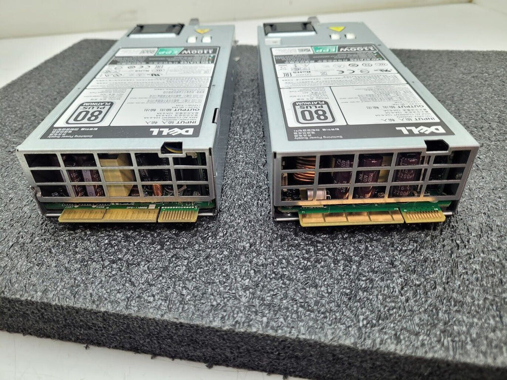 Lot of 2 Dell 1100w 80 Plus Platinum EPP D1100E-S1 0Y26KX 09TMRF