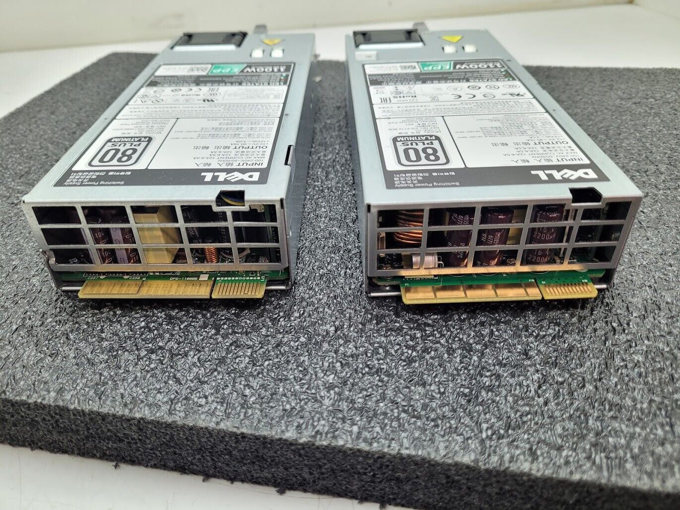 Lot of 2 Dell 1100w 80 Plus Platinum EPP D1100E-S1 0Y26KX 09TMRF
