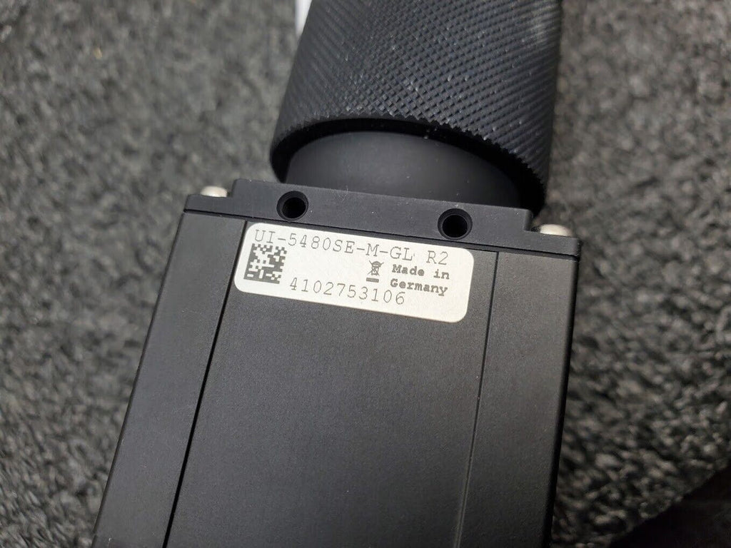 iDS uEye UI-5480SE-M-GL R2 B&W Industrial Camera w/ Lens 14.1 fps Parts/Repair