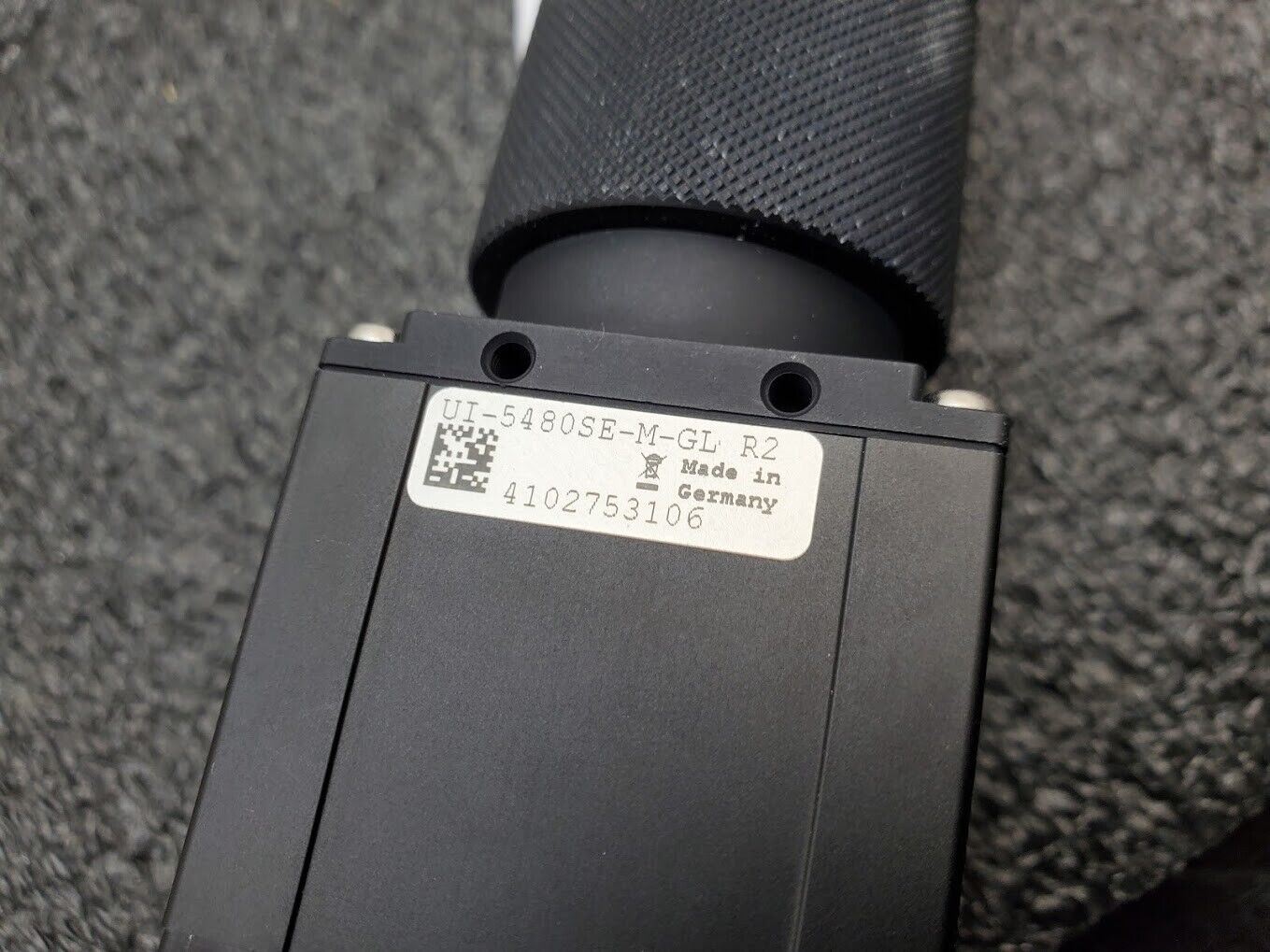 iDS uEye UI-5480SE-M-GL R2 B&W Industrial Camera w/ Lens 14.1 fps Parts/Repair