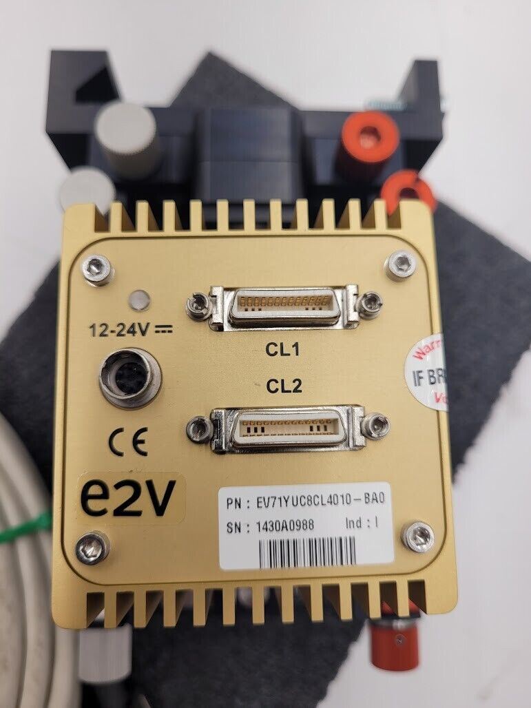 ELiiXA UC8 LineScan Camera e2V w/ Mount and Kreuznach APO-Componon 4/60 Lens