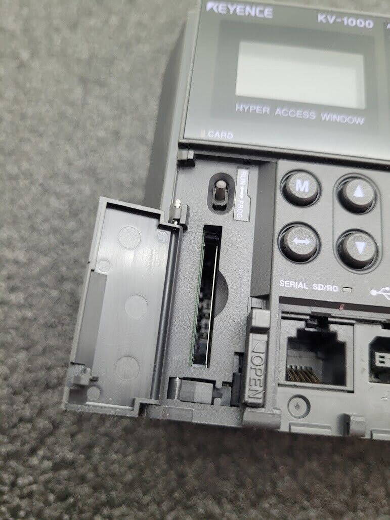 KEYENCE KV-1000 KV-B16XA KV-B16RA KV-L20R DIN Rail PLC Tested Working