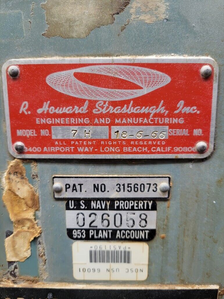 Howard Strasbaugh 7H Precision Optical Glass Lens Edge Grinding Machine