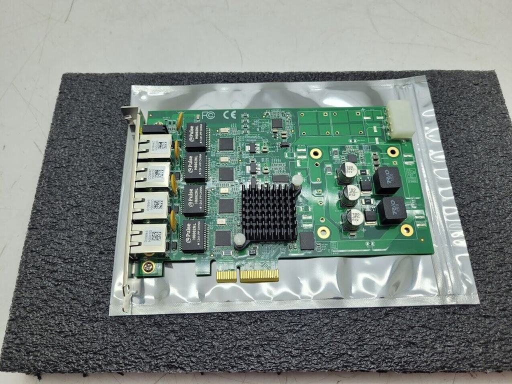 ADLINK PCIE-GIE64+ 51-18519-0A20 Ethernet Camera Image Capture Card 4 Port