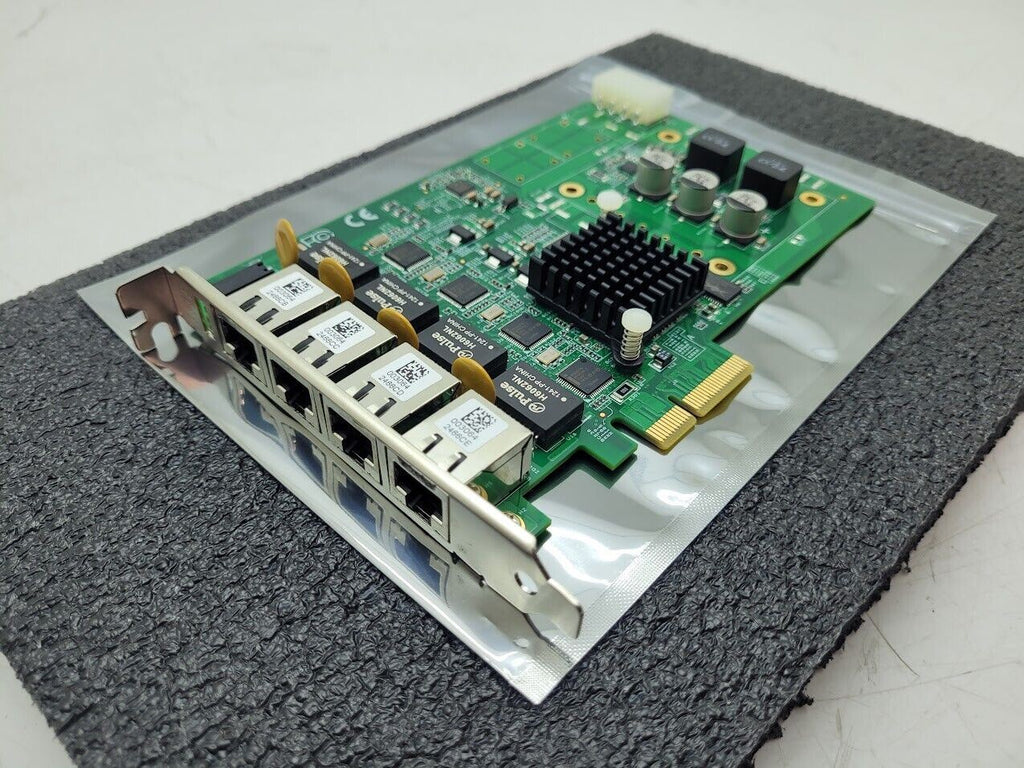 ADLINK PCIE-GIE64+ 51-18519-0A20 Ethernet Camera Image Capture Card 4 Port