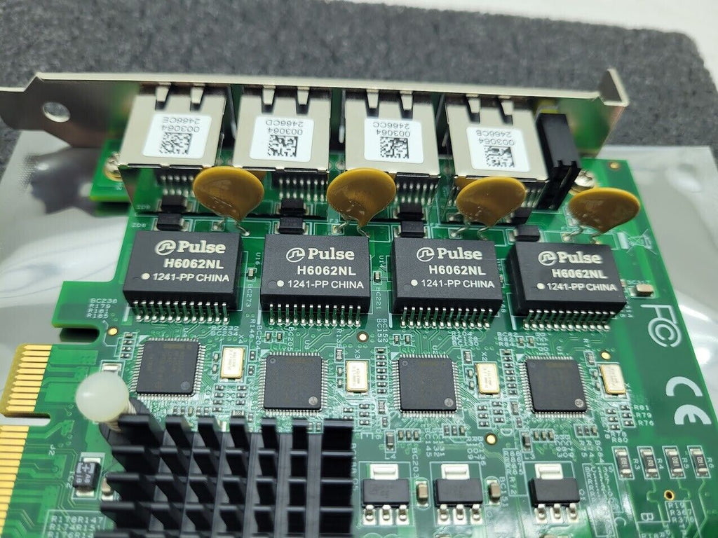 ADLINK PCIE-GIE64+ 51-18519-0A20 Ethernet Camera Image Capture Card 4 Port