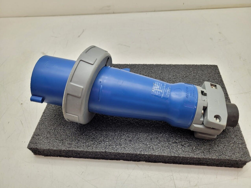 Hubbell 460P9W Male Power Plug 4 Pin Connector 4W 250V 60A 3PH 5HP