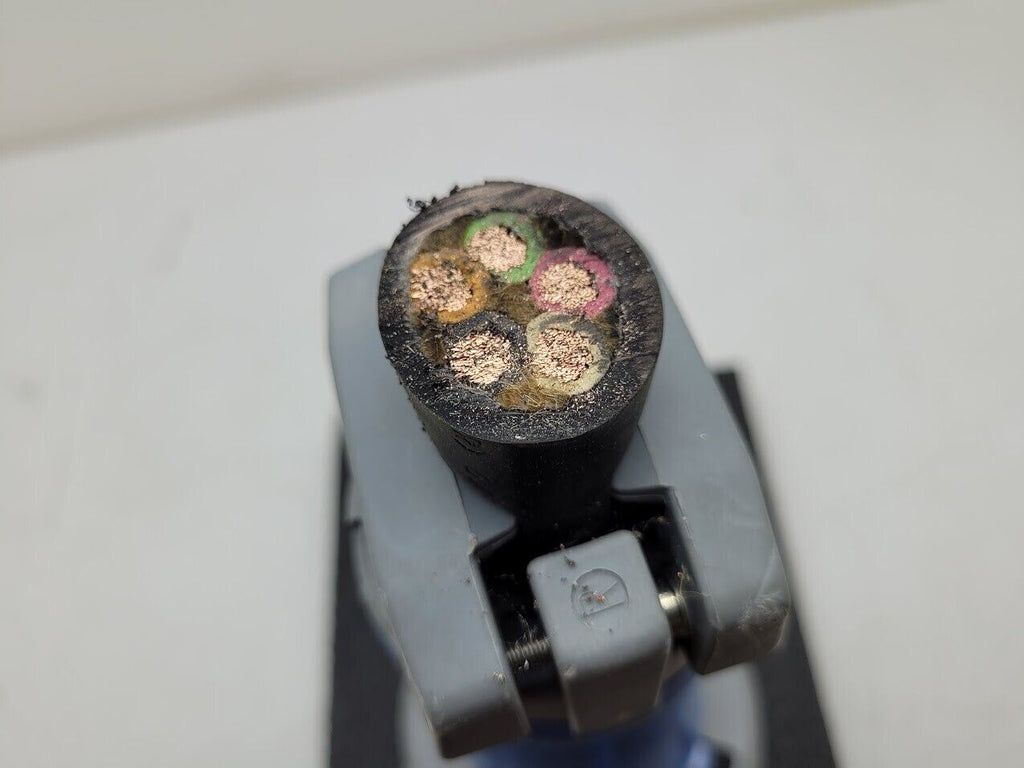 Hubbell 460P9W Male Power Plug 4 Pin Connector 4W 250V 60A 3PH 5HP