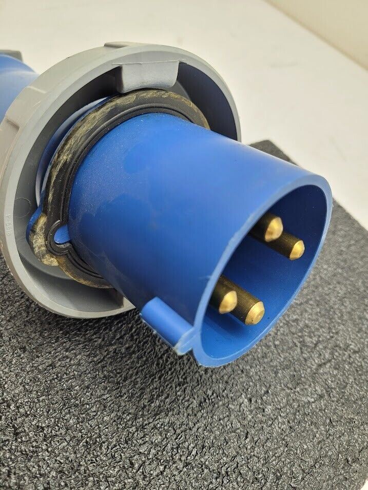 Hubbell 460P9W Male Power Plug 4 Pin Connector 4W 250V 60A 3PH 5HP