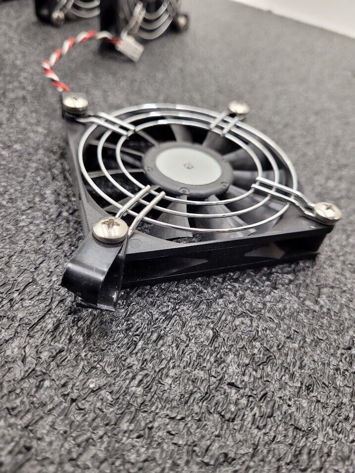Lot of 10 NMB-MAT 3106KL-04W-B59 Brushless 12VDC Fan 0.30A w/grate, Working Pull