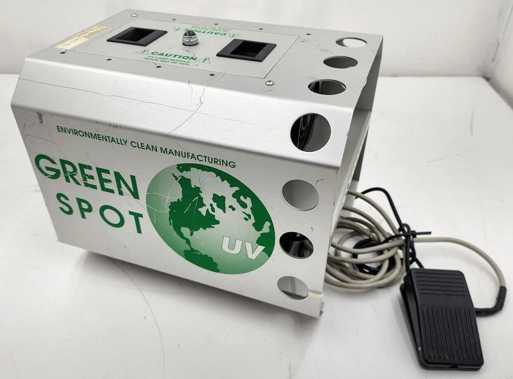 American Ultraviolet GREEN SPOT UV Curing System w/ Timer and Foot Pedal NO Lamp