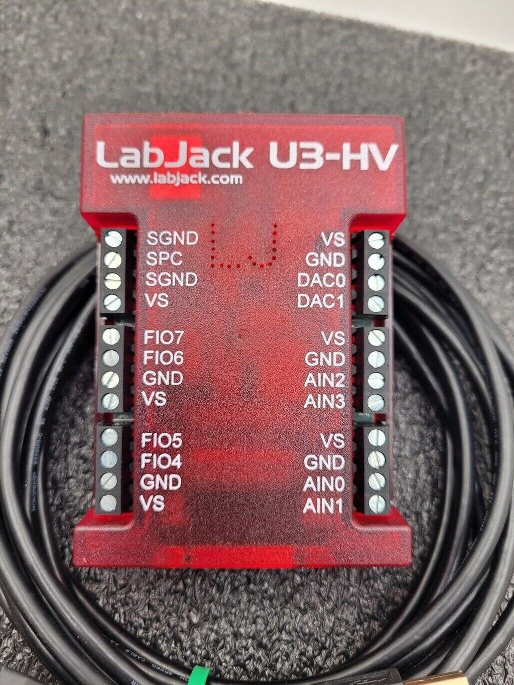 LabJack U3-HV Multifunction Data Acquisition Unit USB A to USB B Tested