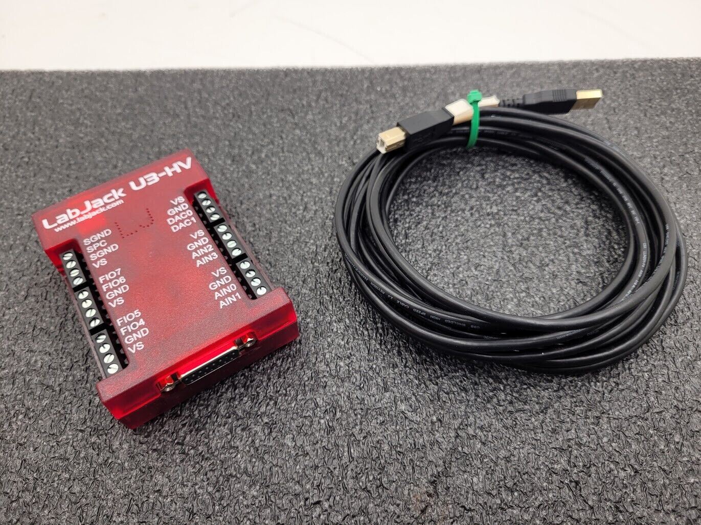 LabJack U3-HV Multifunction Data Acquisition Unit USB A to USB B Tested