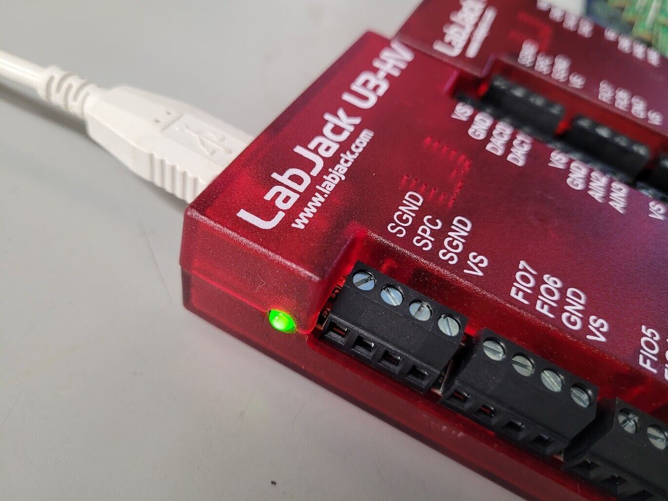 LabJack U3-HV Multifunction Data Acquisition Unit USB A to USB B Tested