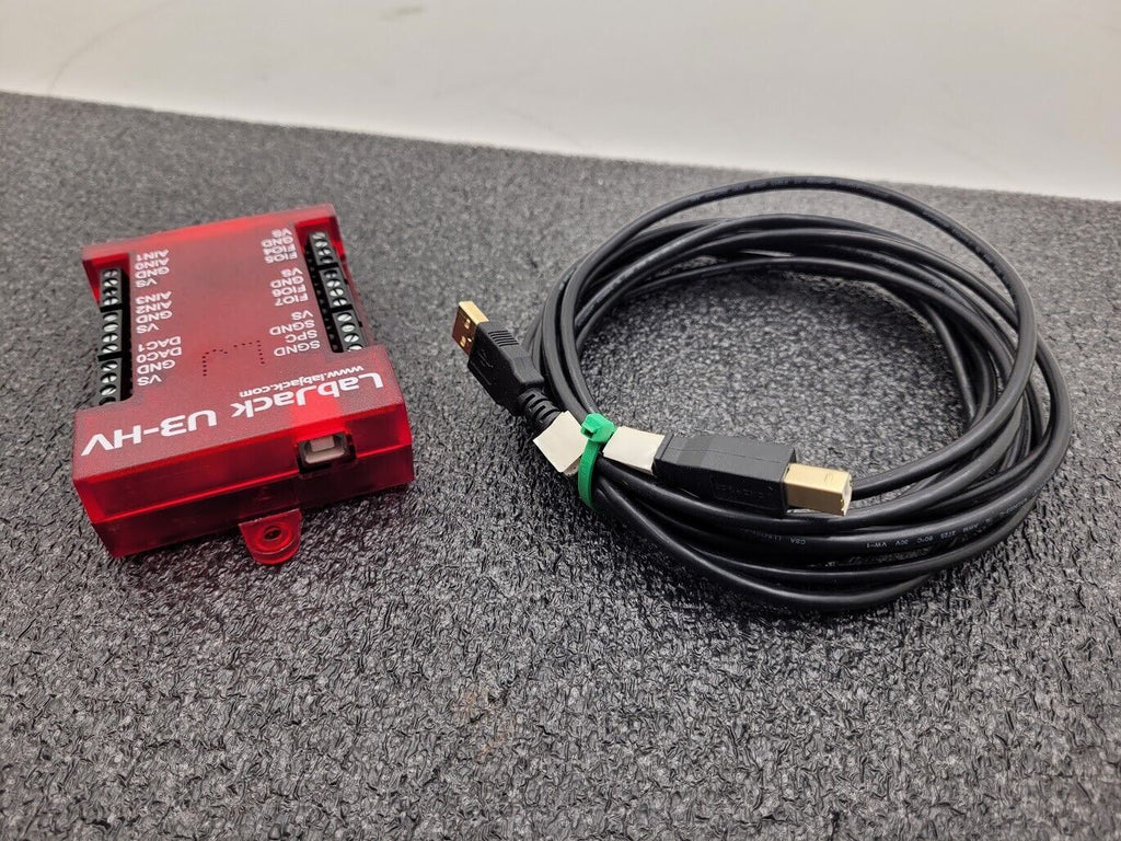 LabJack U3-HV Multifunction Data Acquisition Unit USB A to USB B Tested
