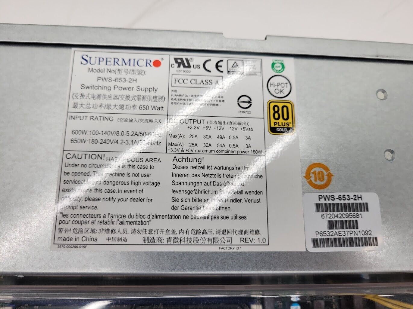 Supermicro 2U X10DRi 6 Bay LFF 128Gb Ram 2x E5-2620v3 LSI SAS9300-8e HBA Tested