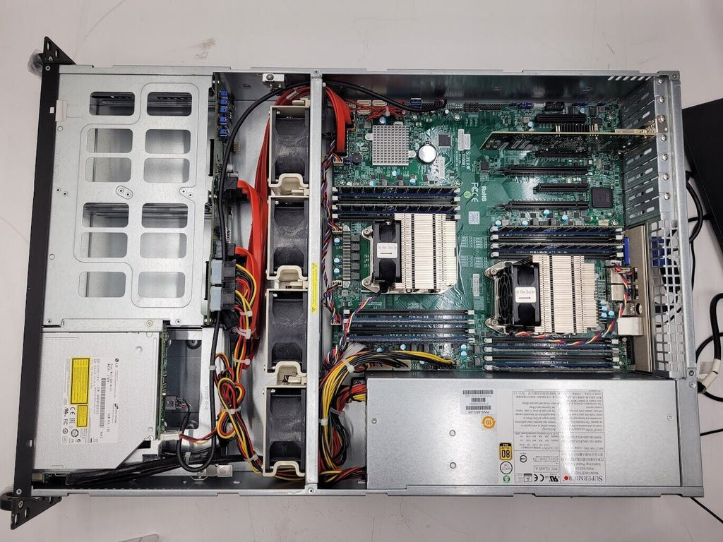 Supermicro 2U X10DRi 6 Bay LFF 128Gb Ram 2x E5-2620v3 LSI SAS9300-8e HBA Tested