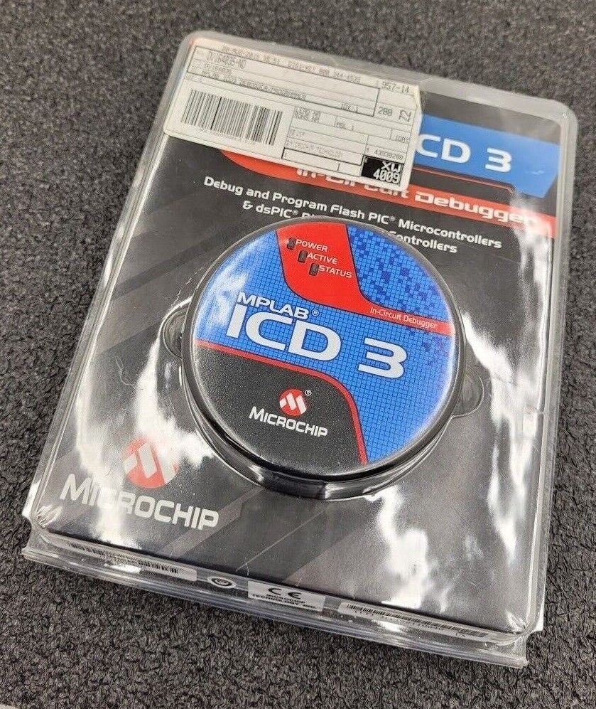 Microchip MPLAB ICD3 In Circuit Debugger Programmer w/ USB Cable Interface Board