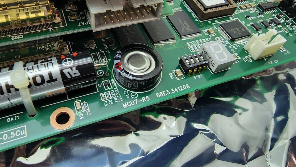 HItachi Via Mechanics MCU7-R5 Laser Control Board w/ 2x LCNT7-R1 / SPUD-R1 Cards