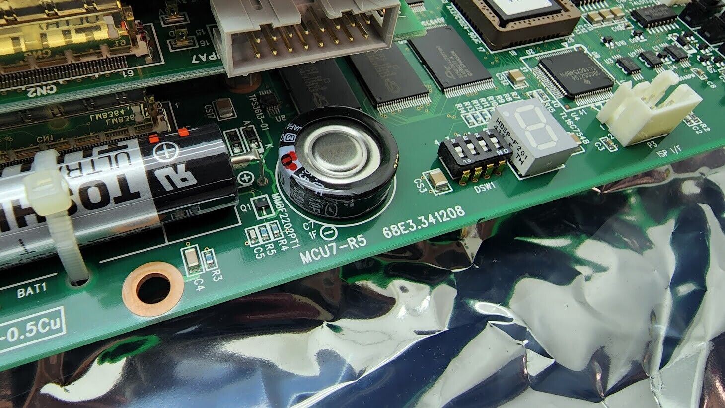 HItachi Via Mechanics MCU7-R5 Laser Control Board w/ 2x LCNT7-R1 / SPUD-R1 Cards