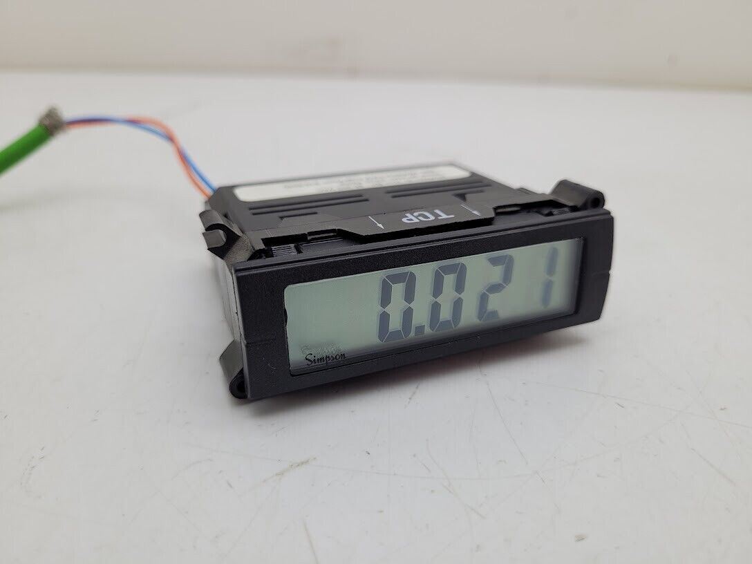 Simpson M24500130 4-1/2 LCD 24VDC Powered Digital AC Voltage Panel Meter