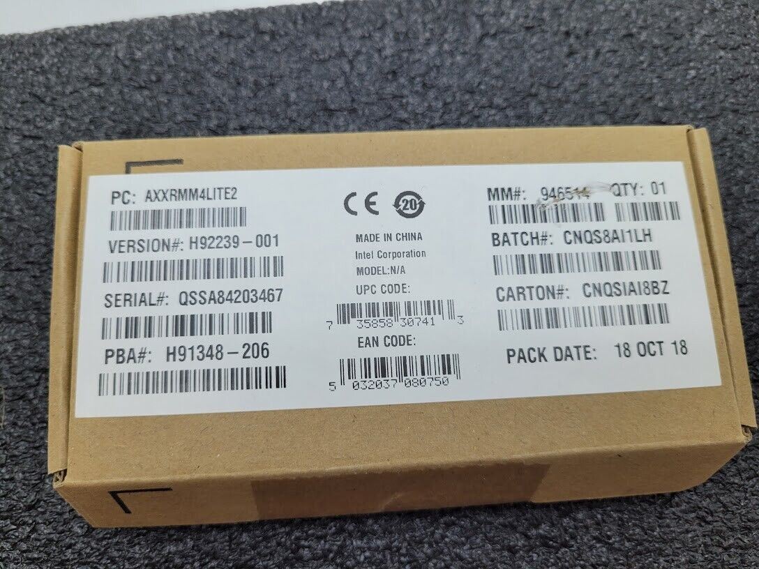 Intel AXXRMM4LITE2 Remote Network Management Module Adapter 4 Lite 2 H91348-206
