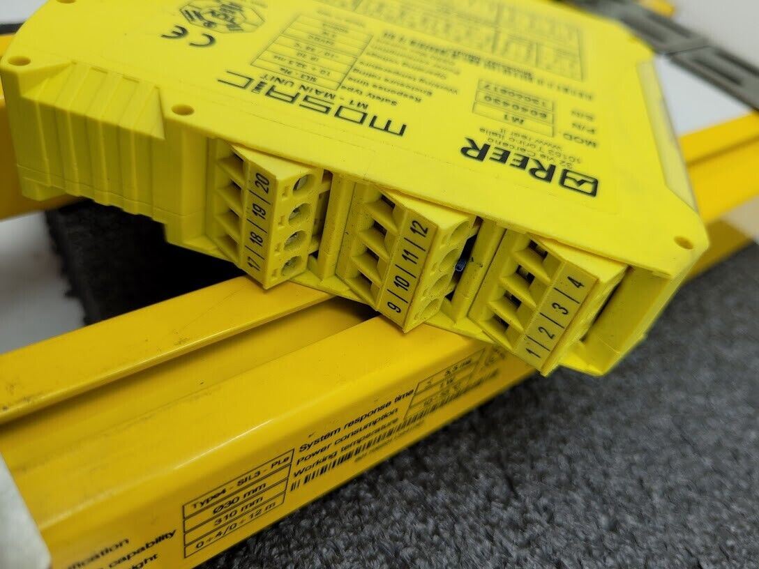 Reer Series EOS4 Light Curtains 310mm Height with M1 Controller 8040430 24VDC