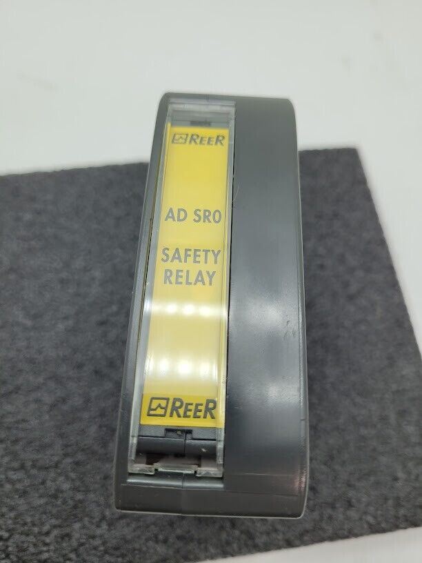 REER 1330902 8016651 AD SR0 Safety Relay Working Pull DIN Rail 2 NO + 1 NC