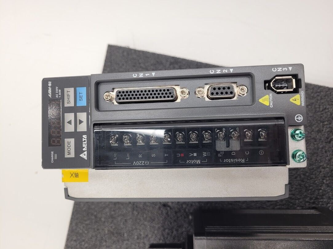 Delta Electronics AC Servo Motor 1.5KW ECMA-C21315SS Servo Drive ASD-B2-1521-B