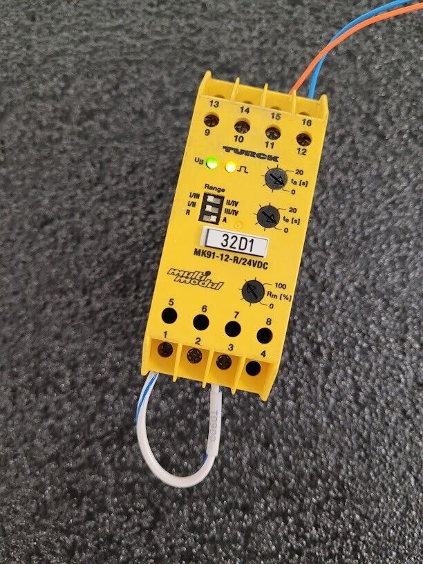 Turck Safety Sensor MK91-12-R-24VDC Multi Modul Conductive Liquid Level Control