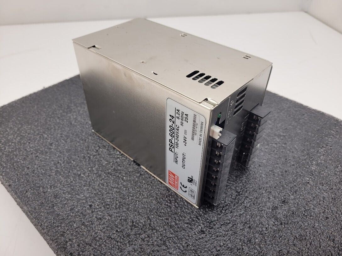 Mean Well PSP-600-24 Power Supply 600W 24VDC Working Pull, power on tested.