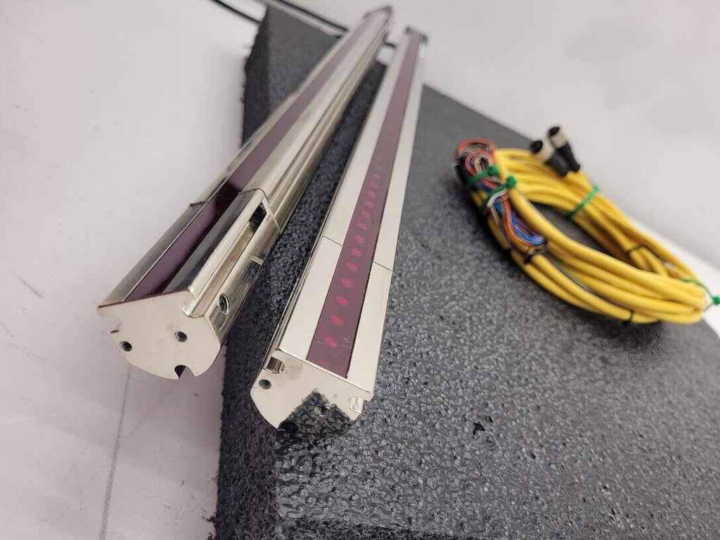 Banner SLPE25-550NP8 SLPR25-550NP8 Light Curtain Kit 550mm Long 3 Corner Mirrors