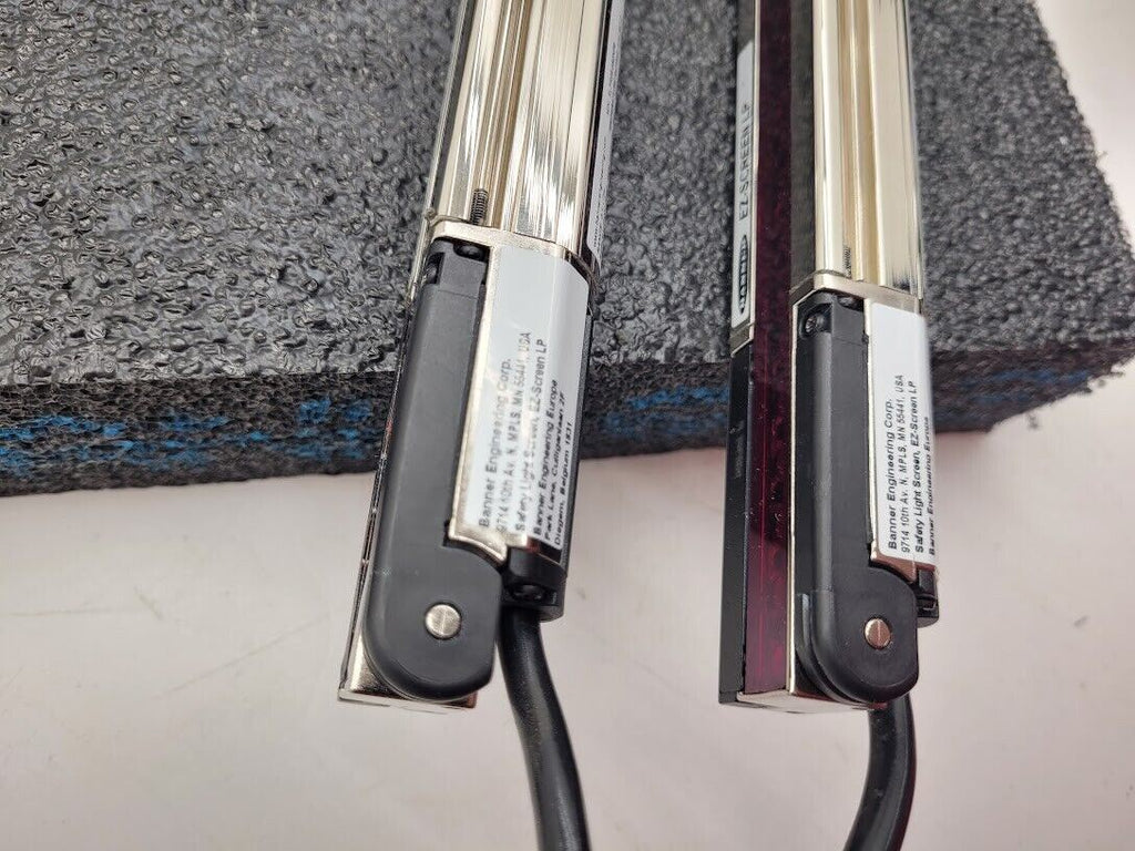 Banner SLPE25-550NP8 SLPR25-550NP8 Light Curtain Kit 550mm Long 3 Corner Mirrors