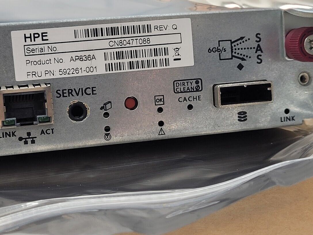 HP AP836A P2000 G3 FC Controller 8GB MSA Fibre Channel Control Module 592261-001