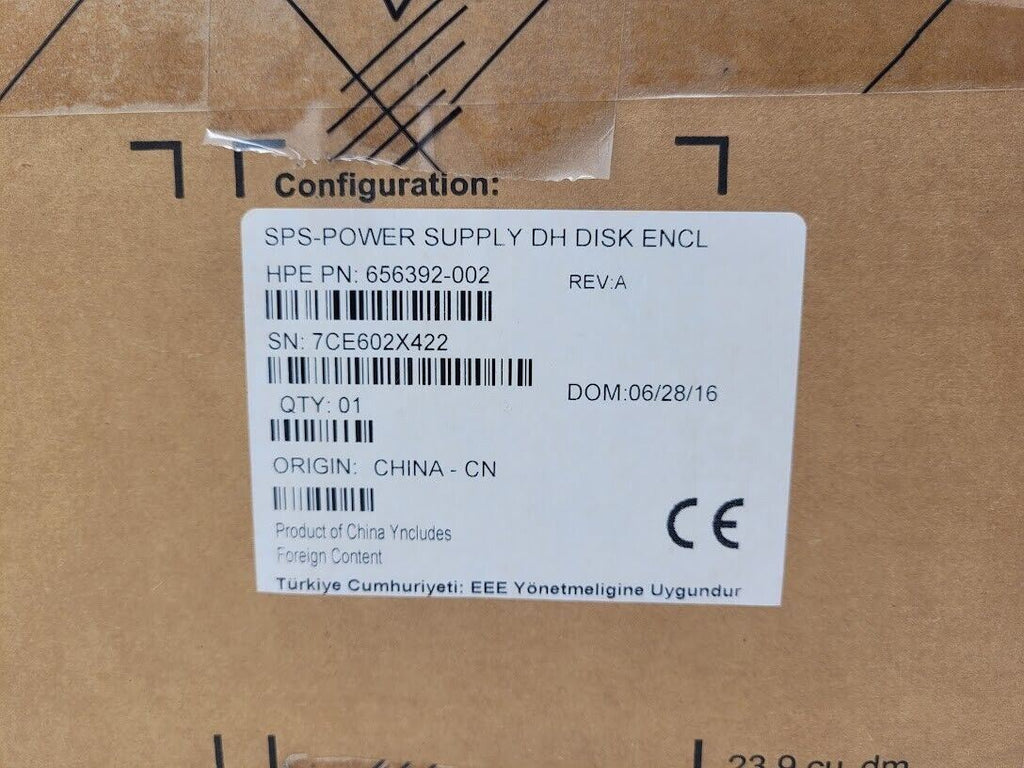 HP 656392-002 MSA2000 P2000 DC Power Supply 656392-002 SPS-POWER  DH Disk Encl