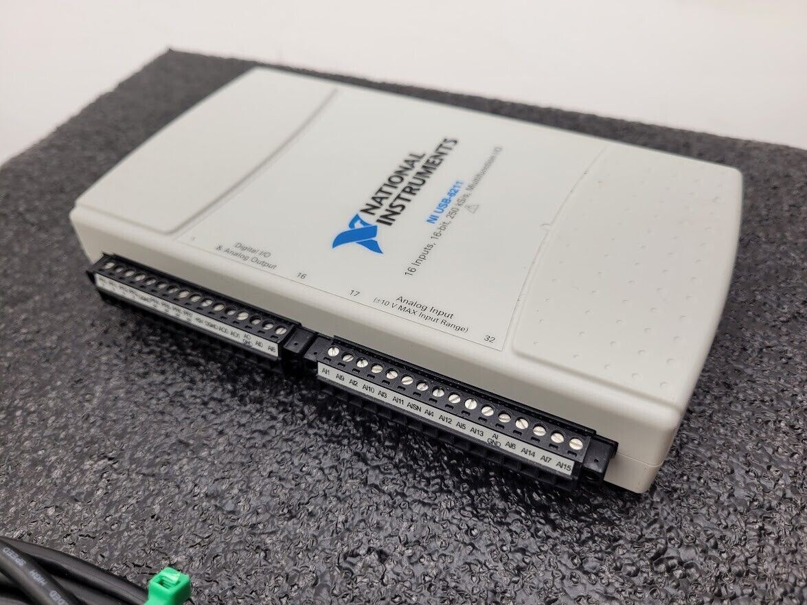 NI USB-6211 Multifunction I/O Device w/ Analog Input  16-Input 16-Bit 250 kS/s