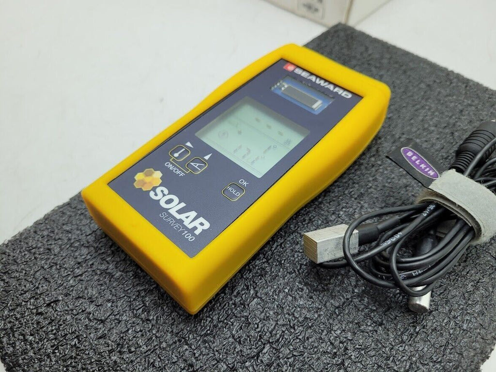 Seaward Solar Survey 100 Irradiance Meter with cable, 2019 Cert, box