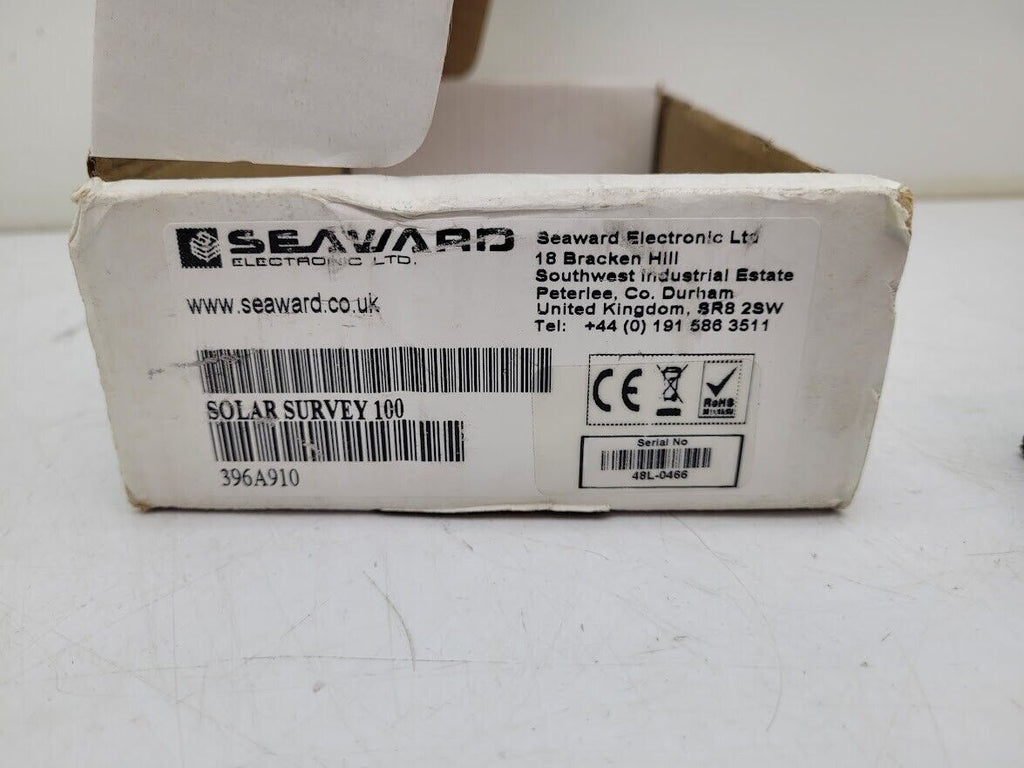 Seaward Solar Survey 100 Irradiance Meter with cable, 2019 Cert, box