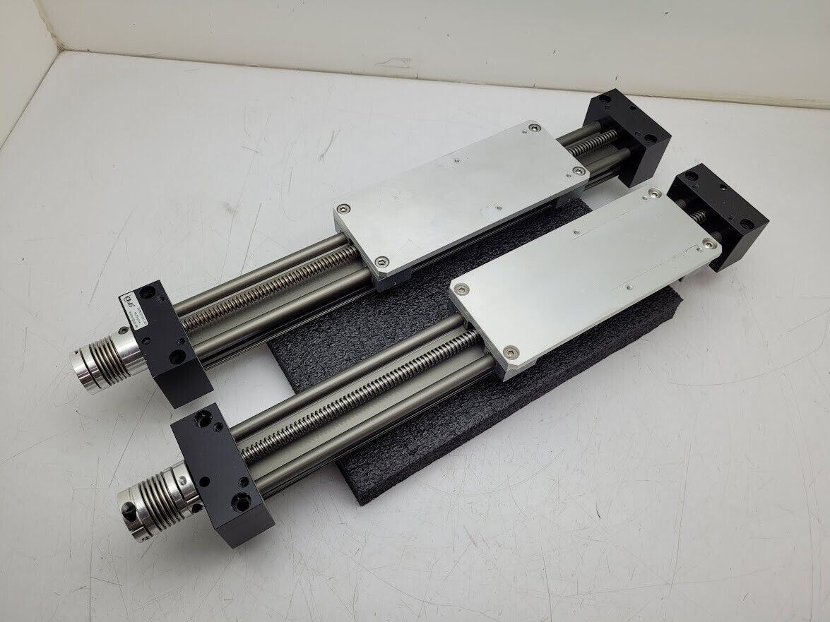 Lot of 2 Igus Linear Lead Screw Actuator 8" 200mm Travel, 3mm Pitch, 10mm Screw