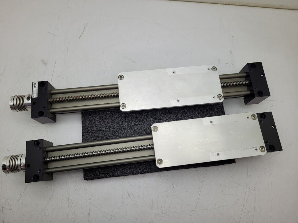 Lot of 2 Igus Linear Lead Screw Actuator 8" 200mm Travel, 3mm Pitch, 10mm Screw