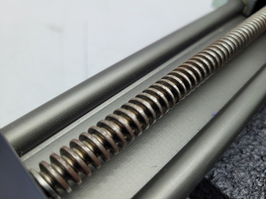 Lot of 2 Igus Linear Lead Screw Actuator 8" 200mm Travel, 3mm Pitch, 10mm Screw