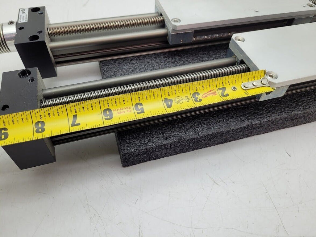 Lot of 2 Igus Linear Lead Screw Actuator 8" 200mm Travel, 3mm Pitch, 10mm Screw