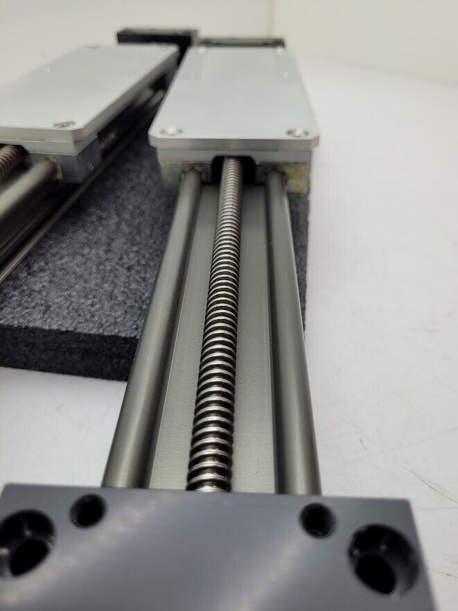 Lot of 2 Igus Linear Lead Screw Actuator 8" 200mm Travel, 3mm Pitch, 10mm Screw