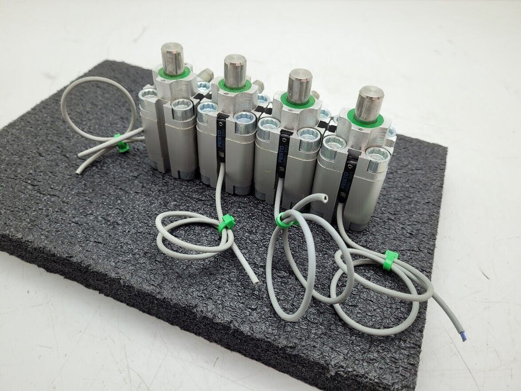 Lot of 4 Festo STA-20-15-P-A Stop Cylinder Pressure Retract Spring 15mm Extend