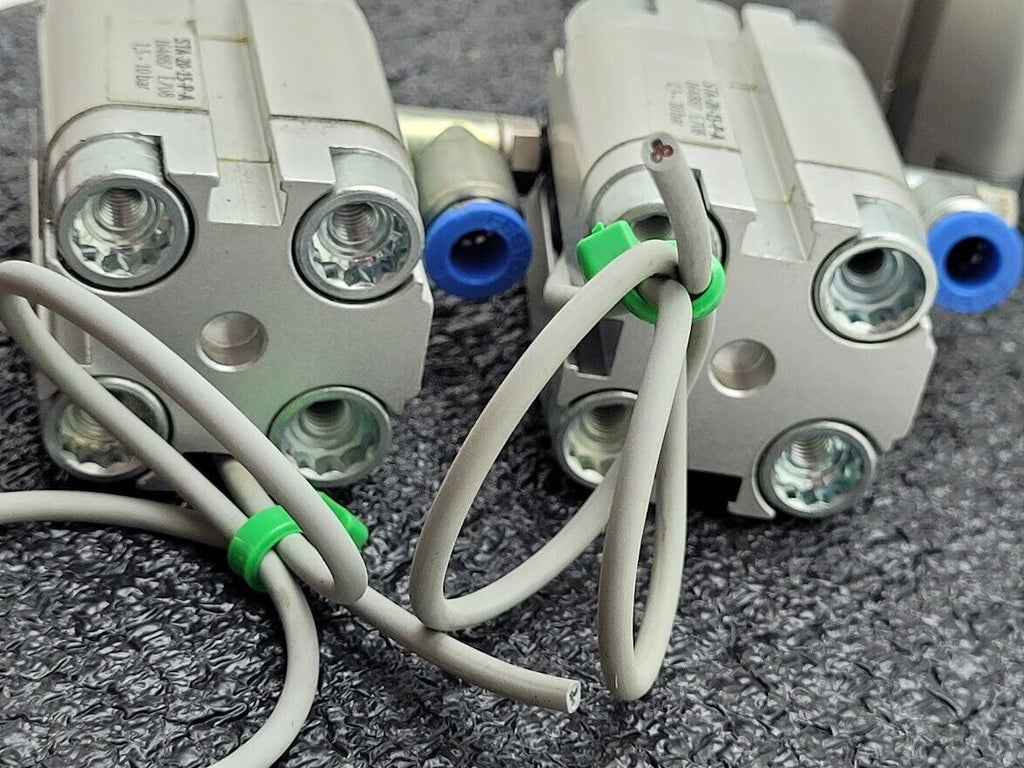 Lot of 4 Festo STA-20-15-P-A Stop Cylinder Pressure Retract Spring 15mm Extend