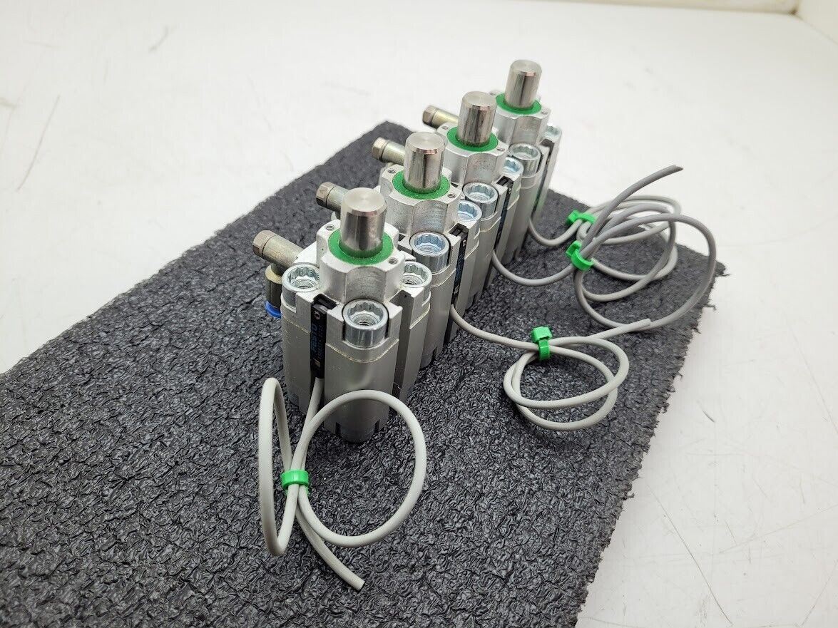 Lot of 4 Festo STA-20-15-P-A Stop Cylinder Pressure Retract Spring 15mm Extend