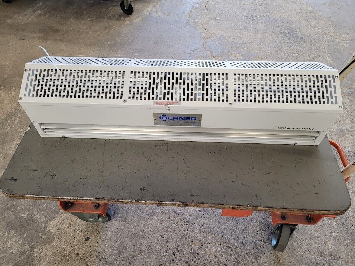 BERNER SLC07-1036AC-G 36" Wide Low Profile Air Curtain 8" Deep Outdoor Use 115V